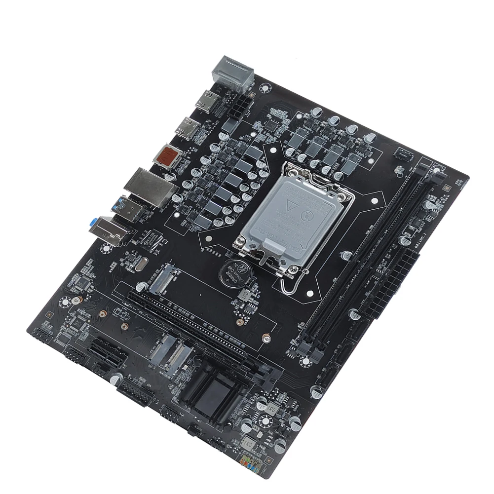 

Материнская плата H610 для ПК, 2X288-pin DDR4 SDRAM слот, материнская плата DDR4, память LAG1700 Pin CPUi5 12400F 12100 до 64 ГБ