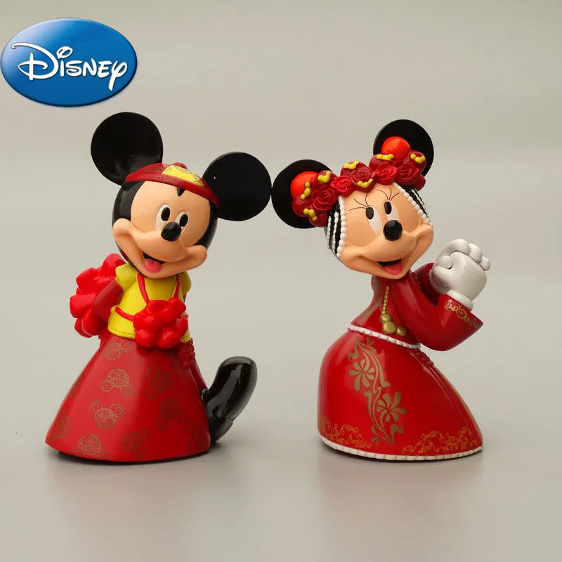Disney Mickey Minnie Wedding Dress Couple Doll Car Decoration Ornaments car accessories interior woman car decor Disney Mickey Minnie Wedding Dress Couple Doll Car Decoration Ornaments car accessories interior woman car decor