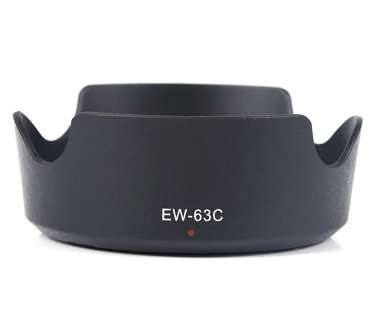 

EW63C Lens Hood 18-55mm ABS Plastic Accessories Bayonet Petal Dustproof
