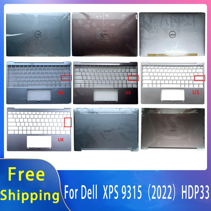 Новинка для Dell XPS 9315(2022) HDP33 Сменные аксессуары ноутбуков задняя крышка ЖК/Упор
