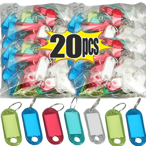 5/50 шт. разноцветный брелок для ключей, идентификационные этикетки, бирки для багажа, номер отеля, классификационная карта, брелок для ключей, аксессуары «сделай сам»