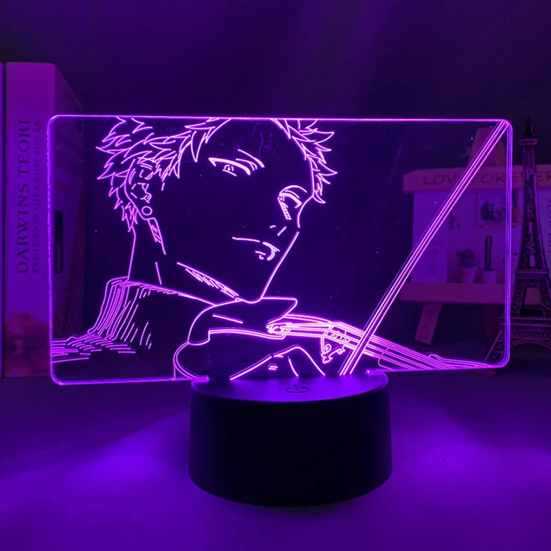 Given 3d Светодиодная лампа BL в стиле аниме Kaji Akihiko для спальни сманжский ночник
