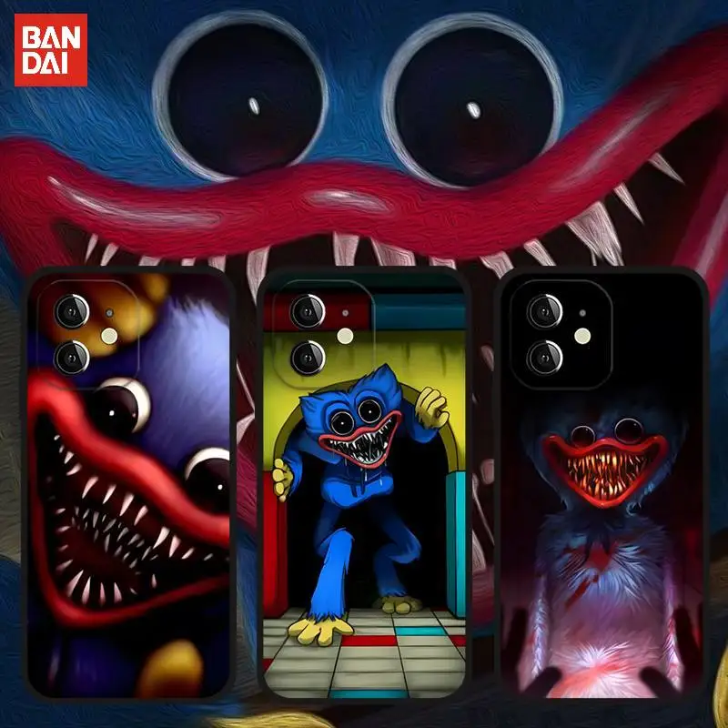 

Comics Huggy Wuggy Playtime Phone Case For iPhone 13 12 11 Mini Pro Max XR X XS XE 8 7 6 6s Se 2020 Plus Silicone Case