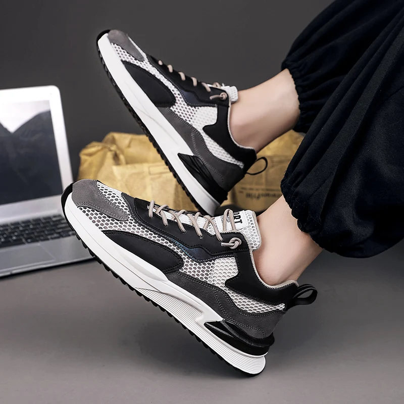 Men's Sneakers Male Sports Casual Shoes Men Summer New Breathable Running Shoe Vulcanized Shoes Summer Trainers