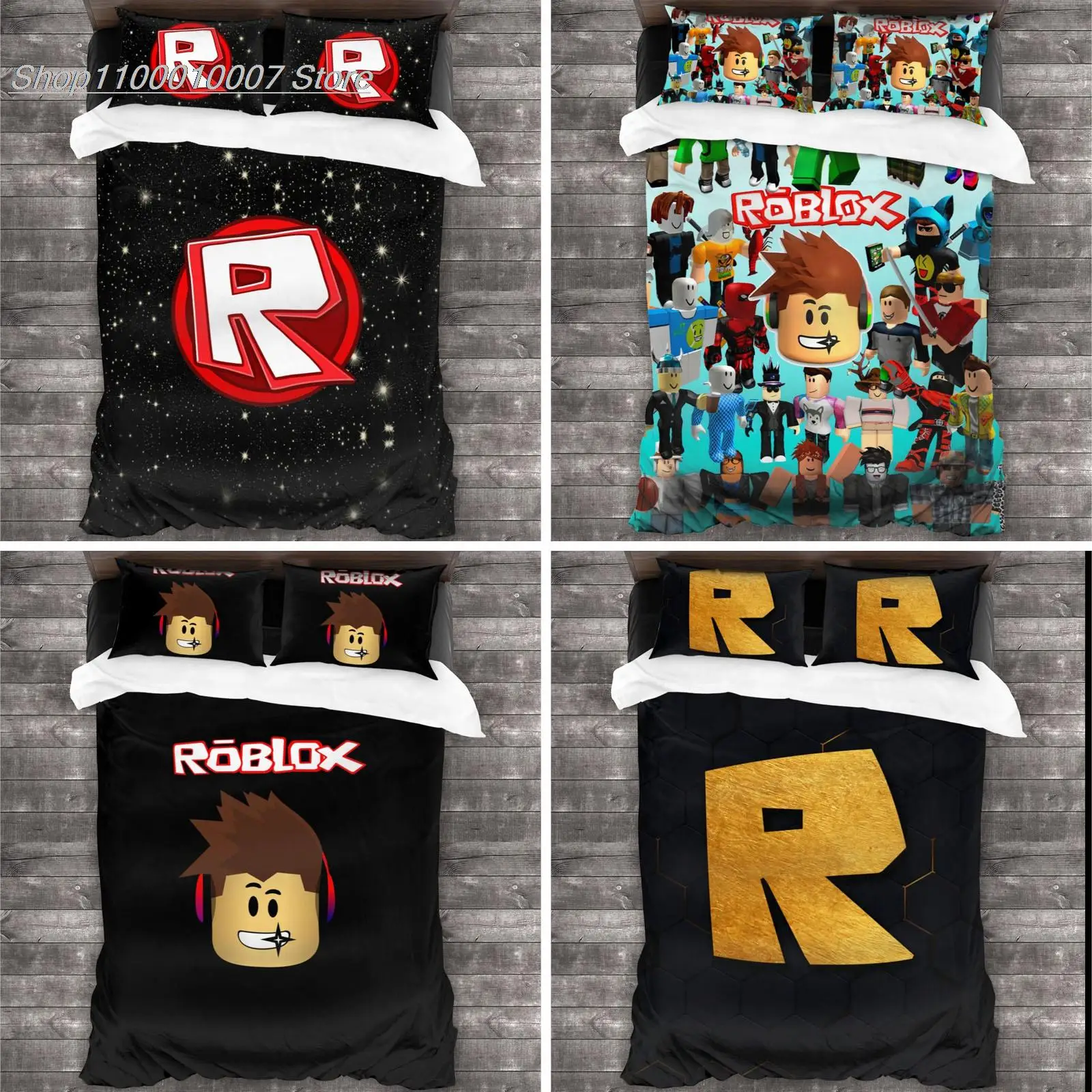 

Robloxing All Season Twin Bedding Set 3 Piece Comforter Set Bed