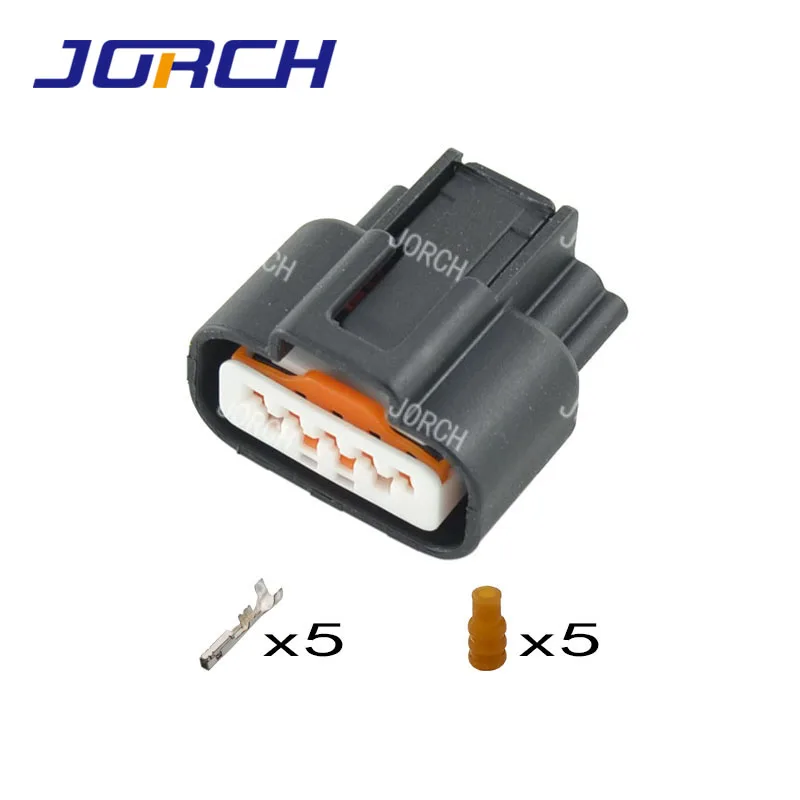 5-контактный Водонепроницаемый женский Электрический автомобильный разъем переменного тока Mitsubishi PK605-05027