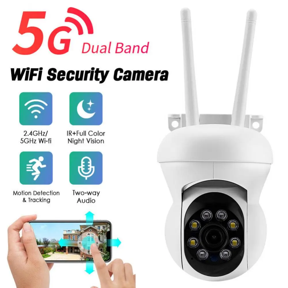 

Беспроводная IP-камера видеонаблюдения, 2 Мп, Full HD, Wi-Fi