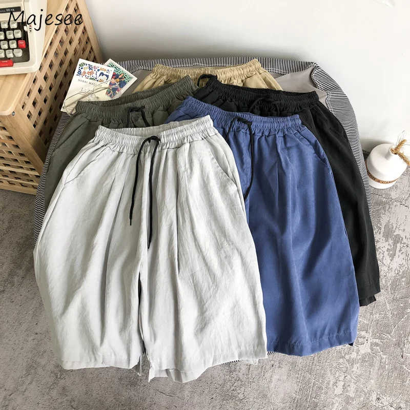 

Shorts Men Ins Baggy Simply Couple Trouser Teens High Street All-match Korean Fashion Popular Summer New Arrival Handsome Casual