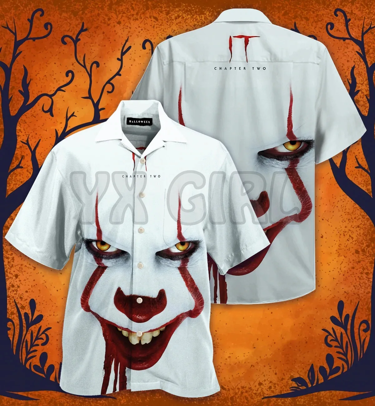 

Horror Lover 3D All Over Printed Shirts 3D All Over Printed Hawaiian Shirt Men's For Women's Harajuku Casual Shirt Unisex