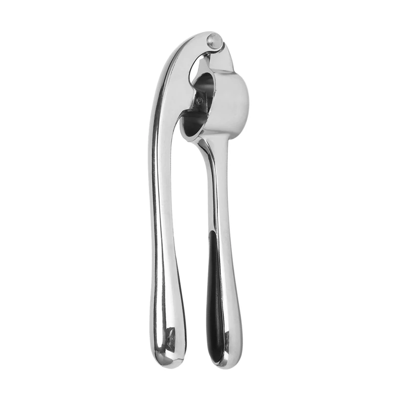 

Garlic Press, 304 Stainless Steel Garlic Crusher, Rust Proof, Heavy Duty Garlic Mincer With Hole, Kitchen Tools