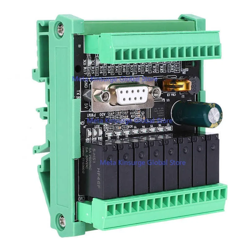 Фото Плата ПЛК FX2N-20MR-232 5A DC24V с корпусом, модуль релейного выхода 12 входов 8 выходов, высокоскоростной аналоговый вход для счетных устройств 2AD 0-10В №4