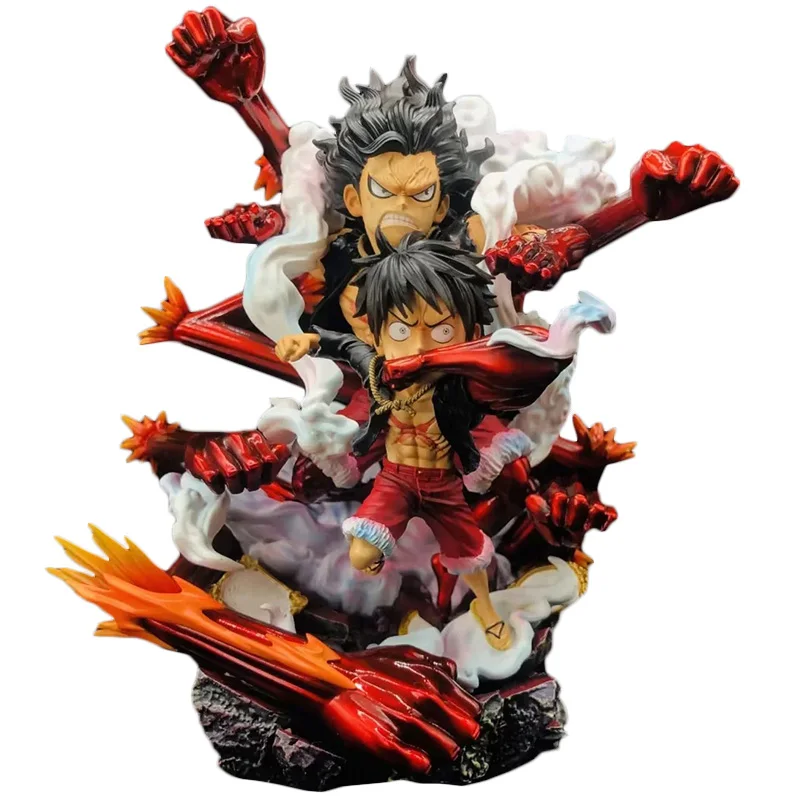 

16Cm Gk Gear Fourth Monkey D Luffy Anime Action Figure Collectible Model Garage Kit Statue Ornament Toys Doll Gift