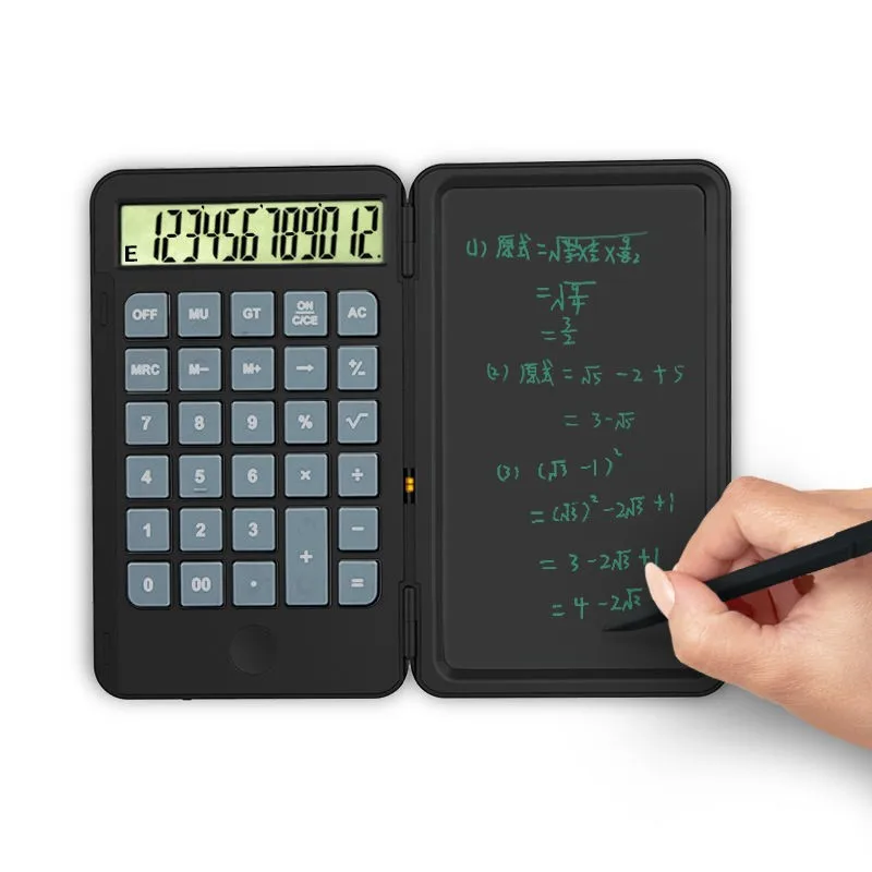 

6.5-Inch Rechargeable Handwriting Board Calculator Accounting Multifunctional Cute Silent Folding Handwriting Computer