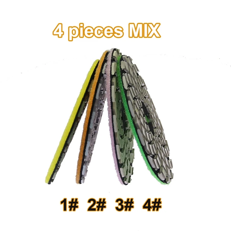 

Полировальные диски RAMS BRALIN 4-ступенчатые для мрамора 100 мм