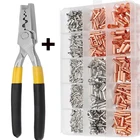 970 шт. медная Соединительная труба, соединительная проволока, маленькая медная трубка, набор ободков с термоусадочными трубчатыми плоскогубцами