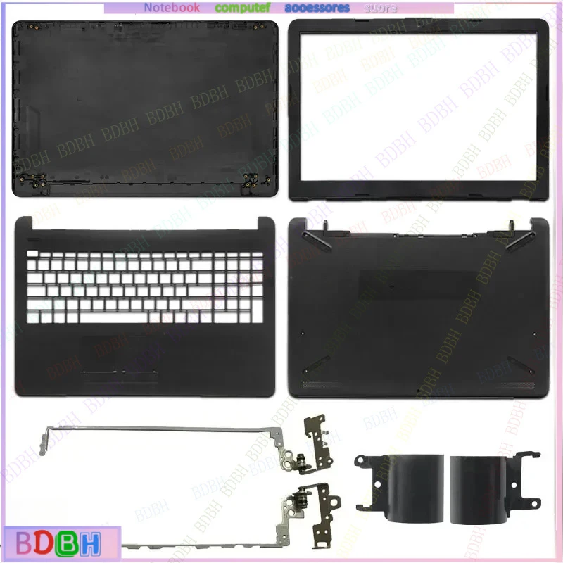 Фото НОВЫЙ Чехол для ноутбука HP 15-BS 15-BW 15-RA 15-RB 250 G6 255 G6 TPN-C129: Задняя крышка LCD, передняя рамка, петли, подставка для рук, нижний корпус №3