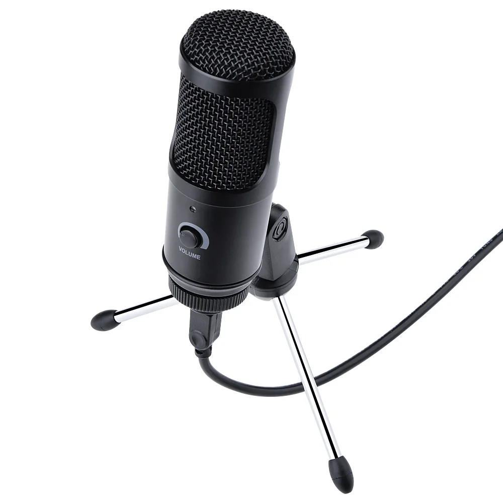 

Recording USB Condenser Microphone Professional Studio Microphones For PC Computer Laptop Voice Podcasting For Youtobe Mic Stand