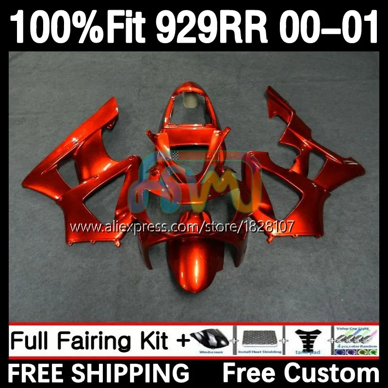 

Injection Fairing For HONDA CBR900RR CBR 929RR 929 900 900RR Gloss orange 33No.06 CBR900 CBR929 RR 00 01 CBR929RR 2000 2001 Body