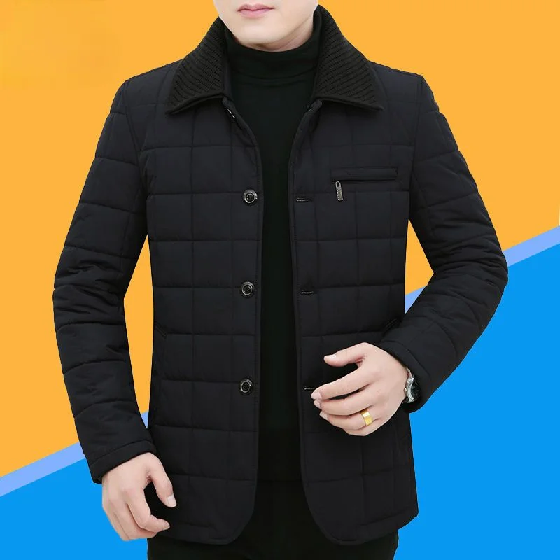 Winter Men Brand Jackets and Coats Outerwear Clothing Autumn 2022 New Jacket Men's Windbreaker Thick Warm Male Parkas T143