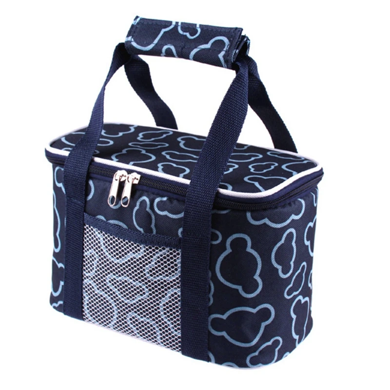 

Bento Bag 10 Liters Lunch Box Ice Bag Insulation Bag Handbag Leak Proof Suitable for Adult Men and Women