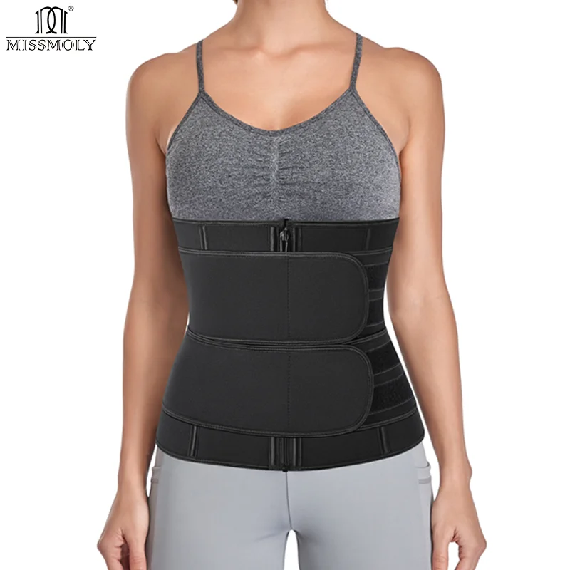 Waist Trainer Neoprene Body Shaper Detachable Trimmer Belt Women Tummy Slimming Sheath Sweat Shapewear Gym Belly Shapers Corset