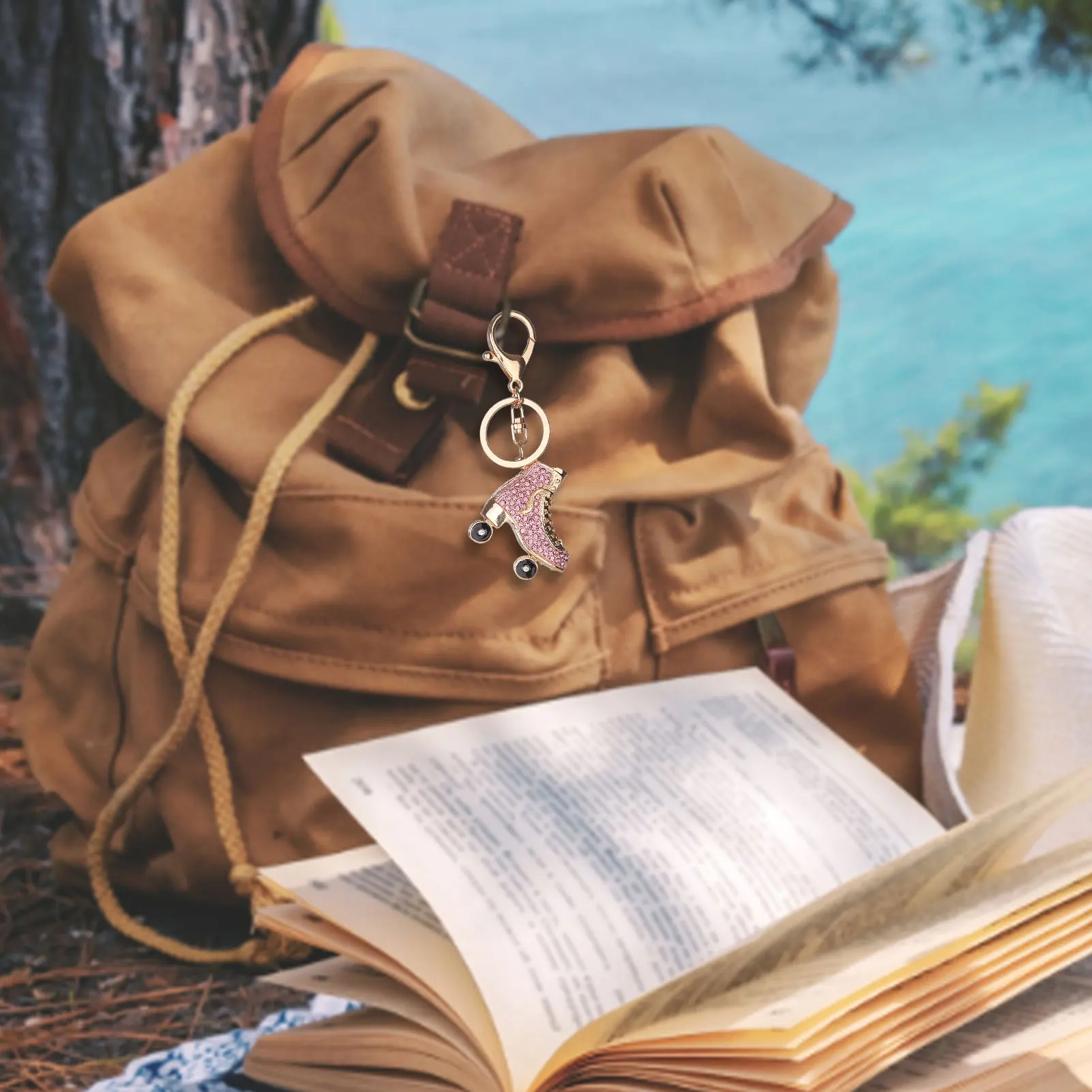 Женский брелок-Роллер из металлического сплава |