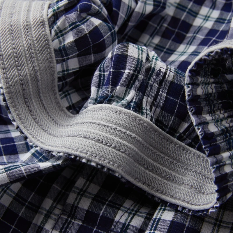 Men's Panties Male Underpants Man Pack Shorts Boxers Underwear Classic Plaid Mens Boxer Cotton Loose Home Arrow Pants