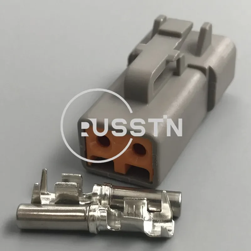 1 комплект, 2 отверстия DTP06-2S DTP04-2P, автоматическая вилка серии DTP, водонепроницаемая электрическая розетка переменного тока в сборе для аксессуаров для тяжелых грузовиков Deutsch