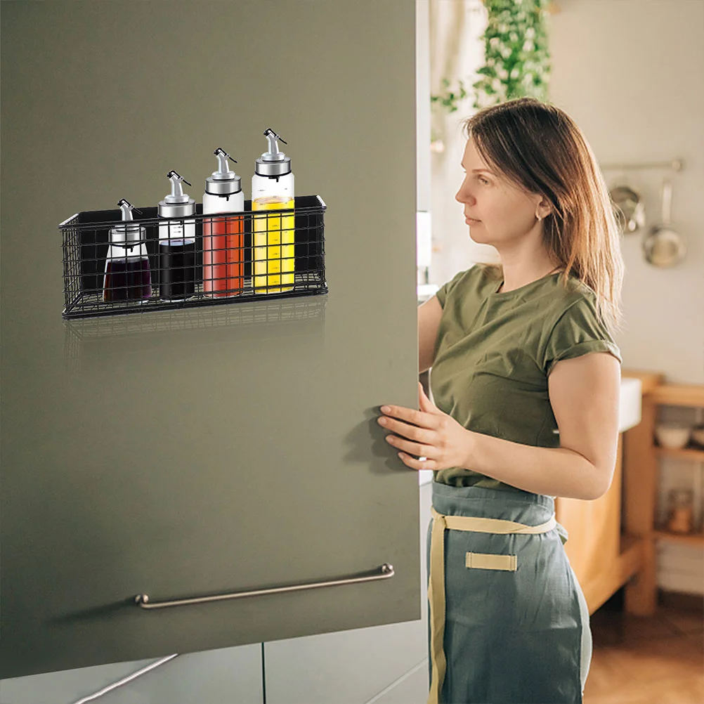 Магнитная подвесная корзина для холодильника кухонные холодильники органайзеры