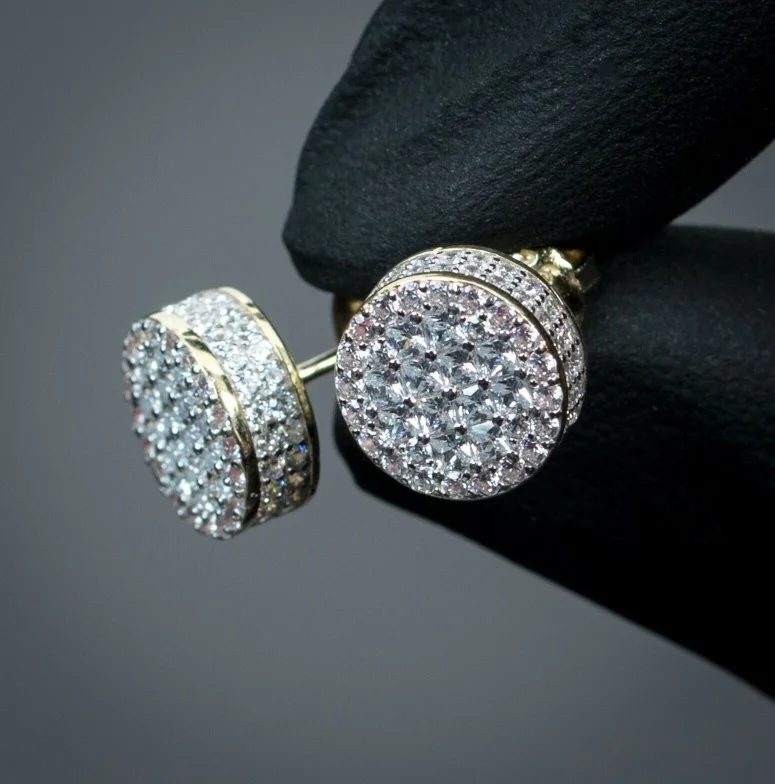

ANGLANG Round Design Women's Earrings Newly-designed Wedding Engagement Accessories Piercing Ear Statement Jewelry Drop Ship