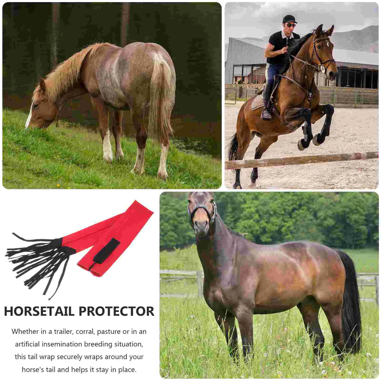 Сумка для хвоста крупного рогатого скота Уход за лошадьми защитной защиты