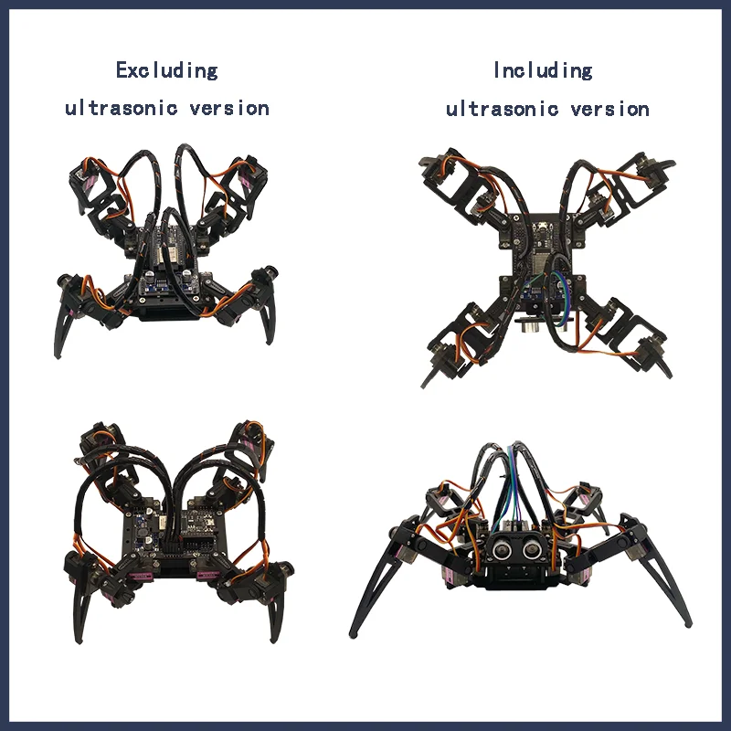 QuadBot-TD 3DOF квадрупед биометрический паук программируемый робот с поддержкой Arduino