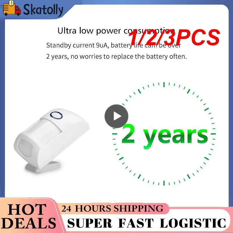 

1/2/3PCS WiFi Home Burglar Alarm System Motion Detector PIR Sensor Alarm Pet Tuya Smart Life APP Remote Control Timing