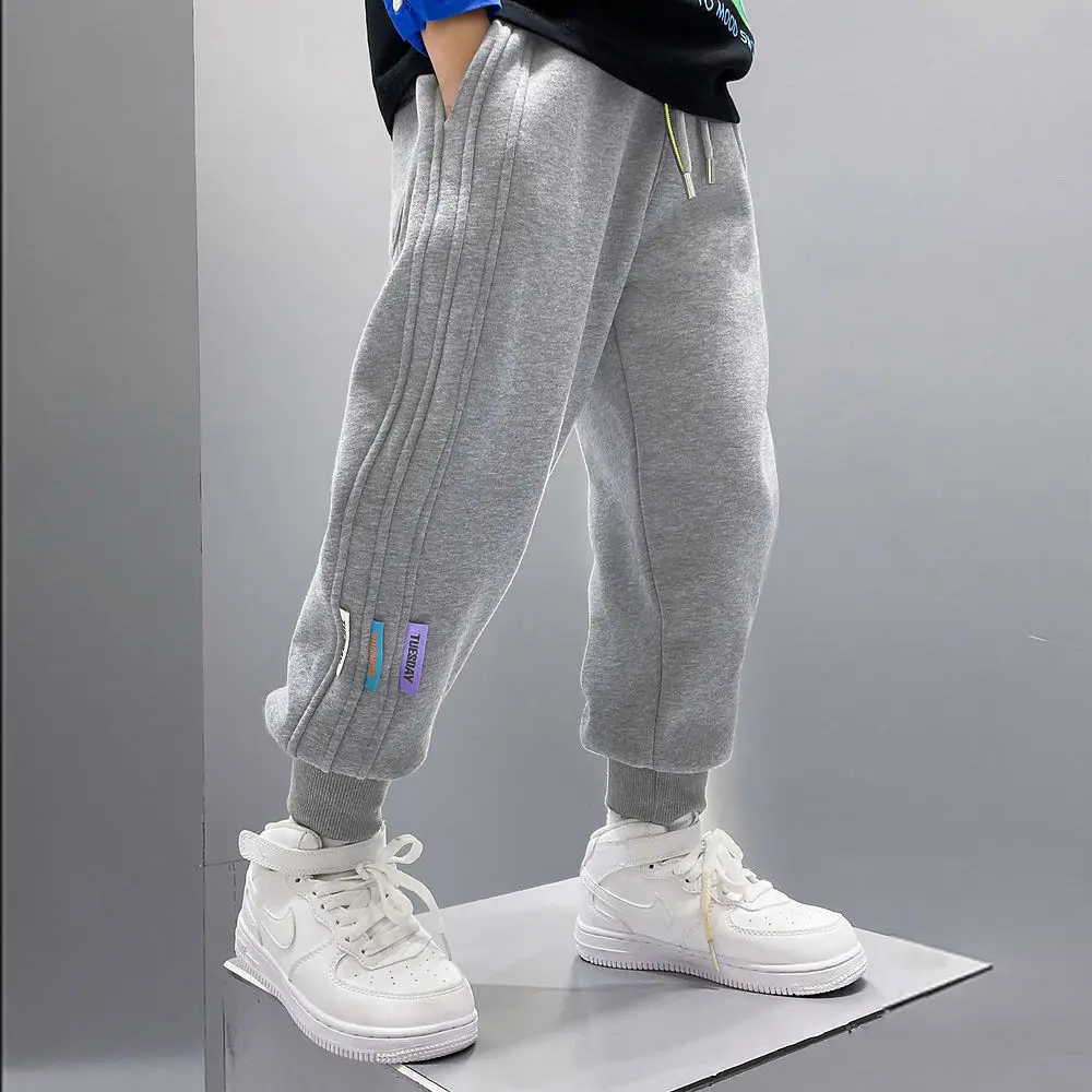 

Boys Sweatpants Cotton Pants Spring Autumn Children's Clothing Sweatpants Big Boys Girls Pants 2022 New Teen Trousers 3-14 Years