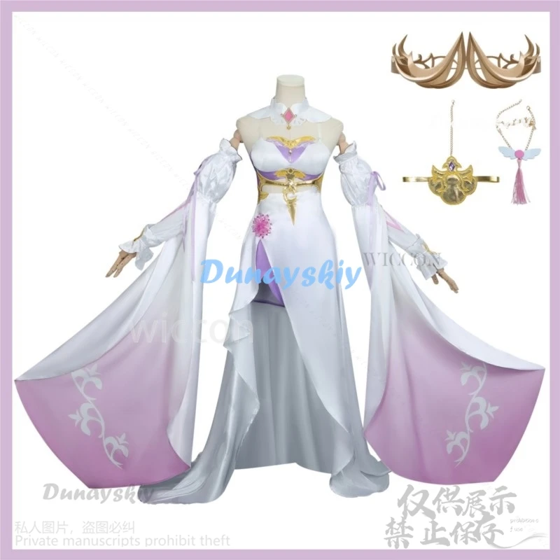 Аниме-игра Honkai Impact 3 костюм Elysia для косплея ангел возвращается белое вечернее