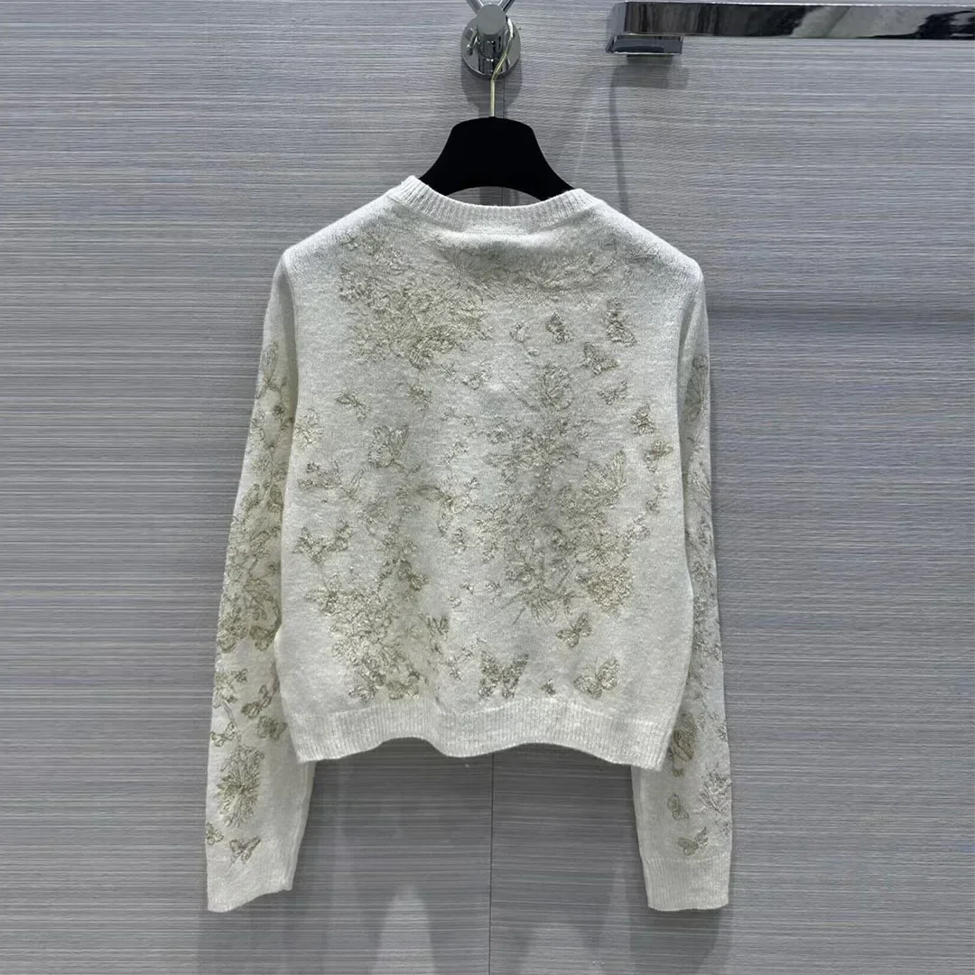 Женский трикотажный кашемировый пуловер повседневный с круглым вырезом и