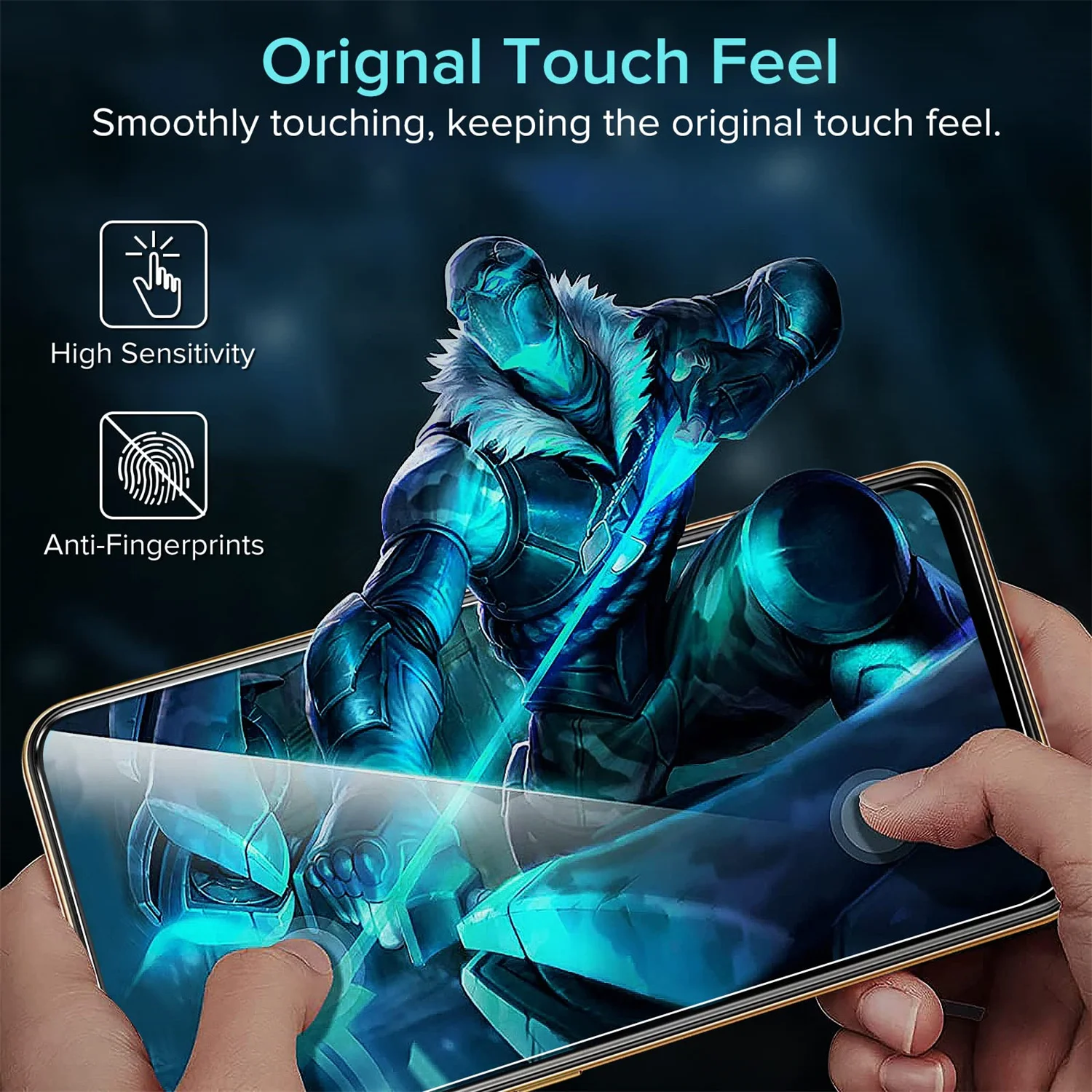 Защита экрана для OPPO K9 закаленное стекло из алюминия HD Кристалл 9H