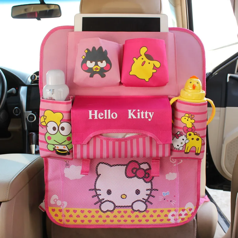

Sanrio Hellokitty Kerokero Keroppicar сумка для хранения сиденья автомобиля сумка для хранения на спинку сиденья Автомобильная многофункциональная подвесная сумка для автомобиля сумка для всякой всячины