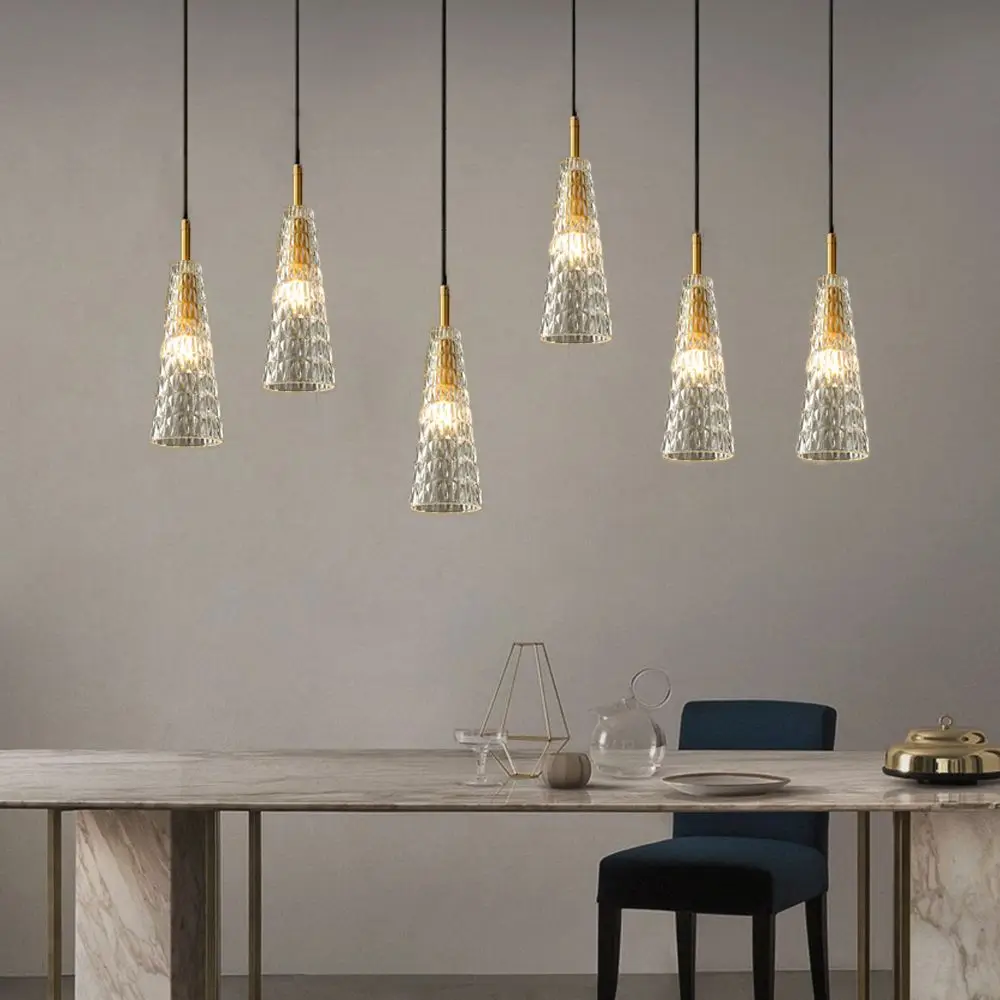 

Water Droplets Crystal Pendant Light Long Line Chandelier LED Hanging Lamp for Living Room Home Decorations