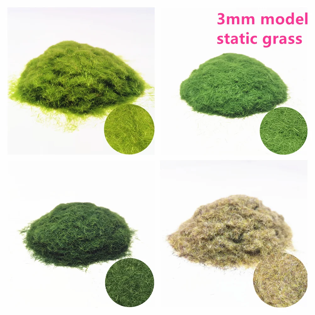 30G/bag Tree Powder 3-8MM Static Grass Flocking Foliage HO OO N Z Scale Railway Train Landscape Military Scene Sand Table Layout images - 6