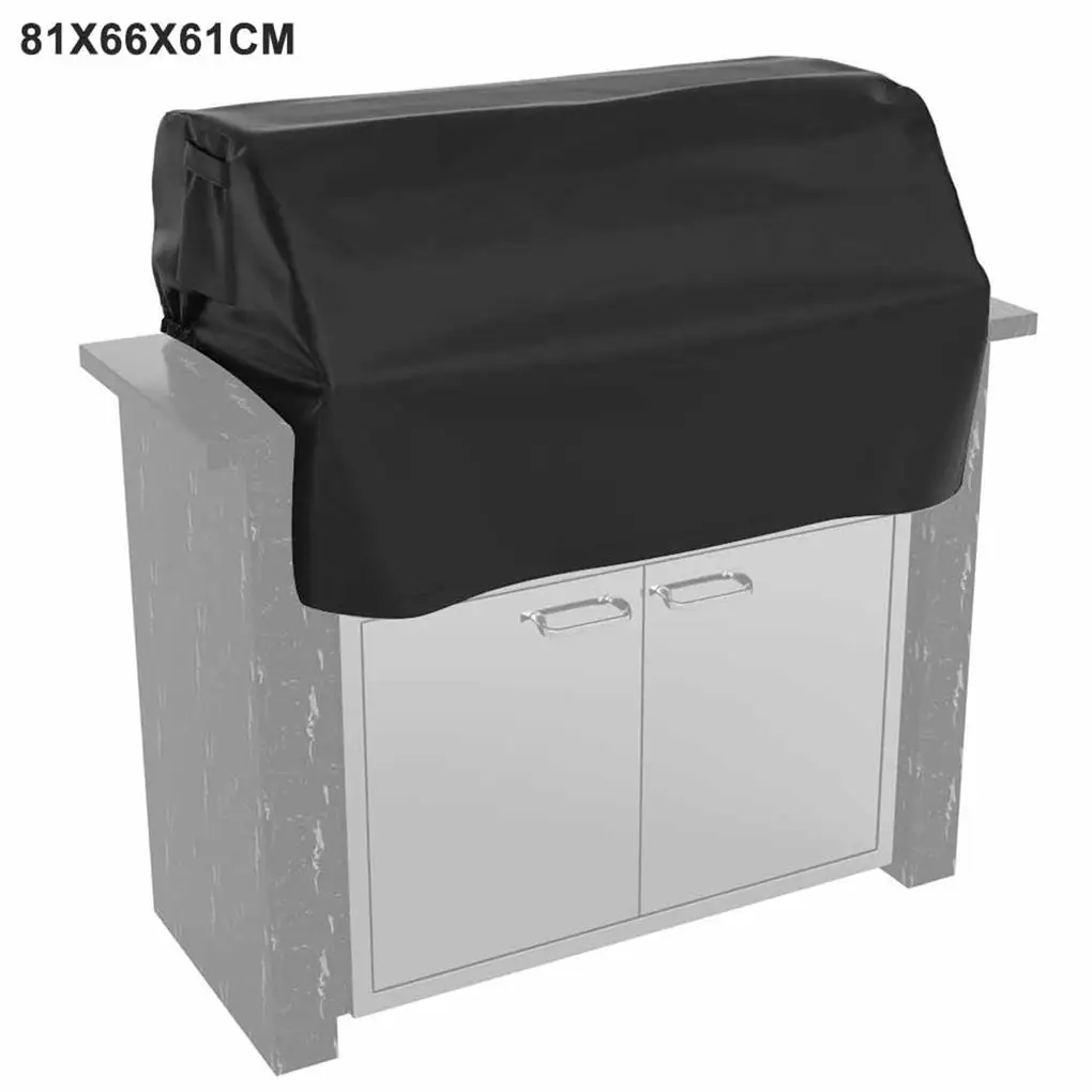 

Верхняя крышка из ткани Оксфорд 210D для барбекю, гриля, водонепроницаемая Пылезащитная крышка от солнца с эластичным шнуром