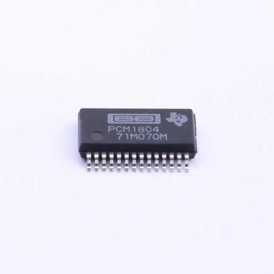 

PCM1804 2-канальный двухканальный ADC Delta-Sigma 192ksps 24-битный серийный 28-контактный SSOP PCM1804DBR