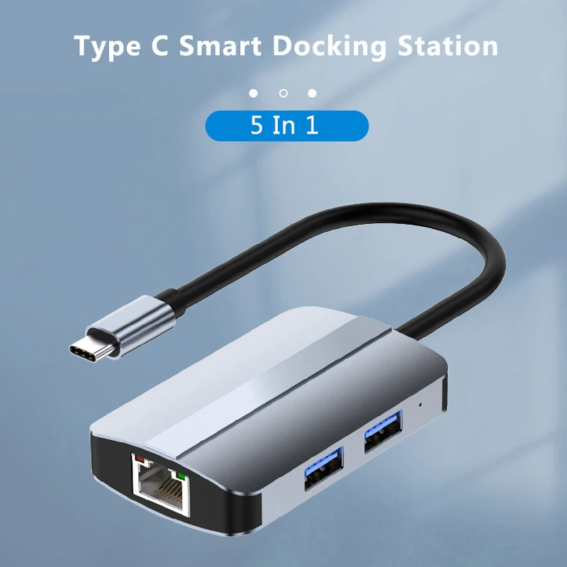 

Док-станция USB C для MacBook Air MateBook Pro, 5 Гбит/с