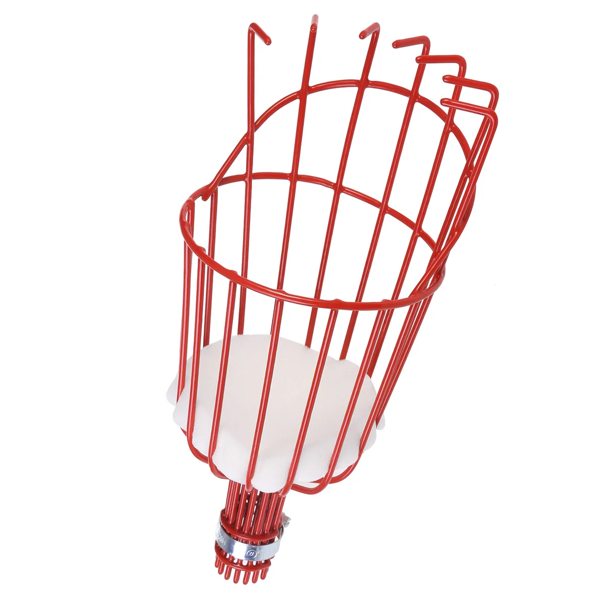 

Fruit Picker Basket Fresh Orange Plum Pear Peach for Broom Pole Stick (Red)