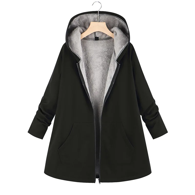 

Winter Autumn Jacket Women 2022 New Cotton Clothes Casual Thickened Cotton-padded Coats Mid-length Hooded Jacket Chaqueta Cjk268