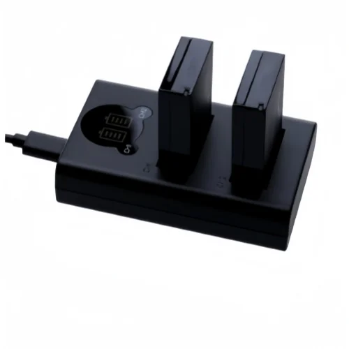 USB-зарядное устройство с 2-слотовым светодиодным дисплеем для Canon EOS M50 M50II M100 M200 100D
