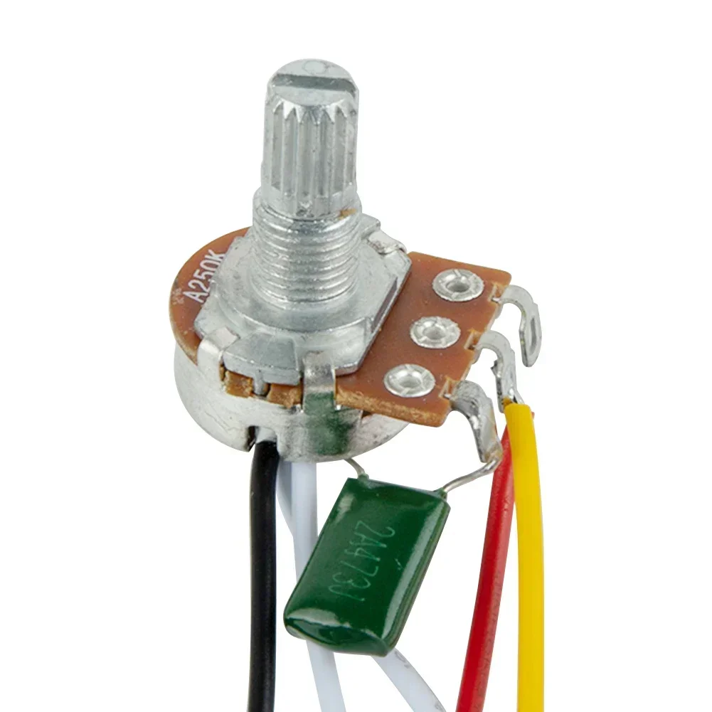 Предварительно подключенный жгут проводов для бас-гитары JB металл пластик