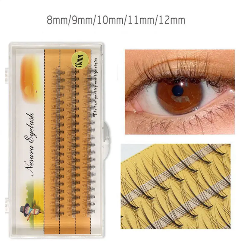 

Individual Eyelashes 0.07mm C Curly False Eyelashes Lash Grafting Faux Mink Women Beauty New DIY Eye Makeup 60 Cluster