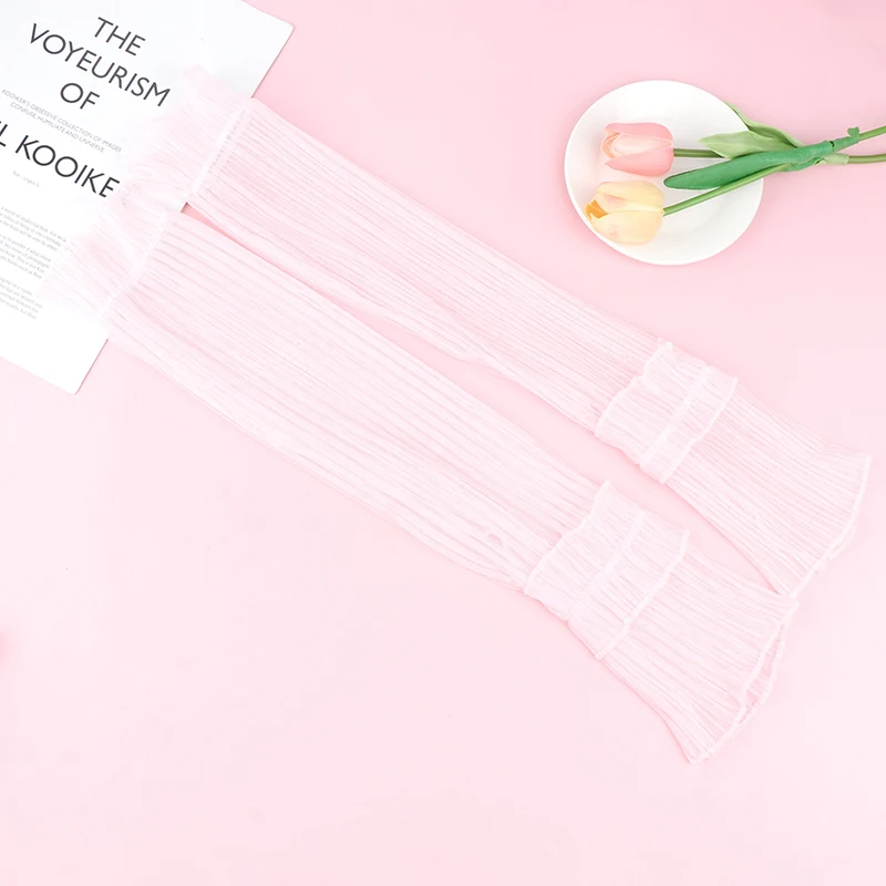 

Uv protective sleeve lace UV protective arm sleeve ice silk summer sleeves are suitable for fishing cycling