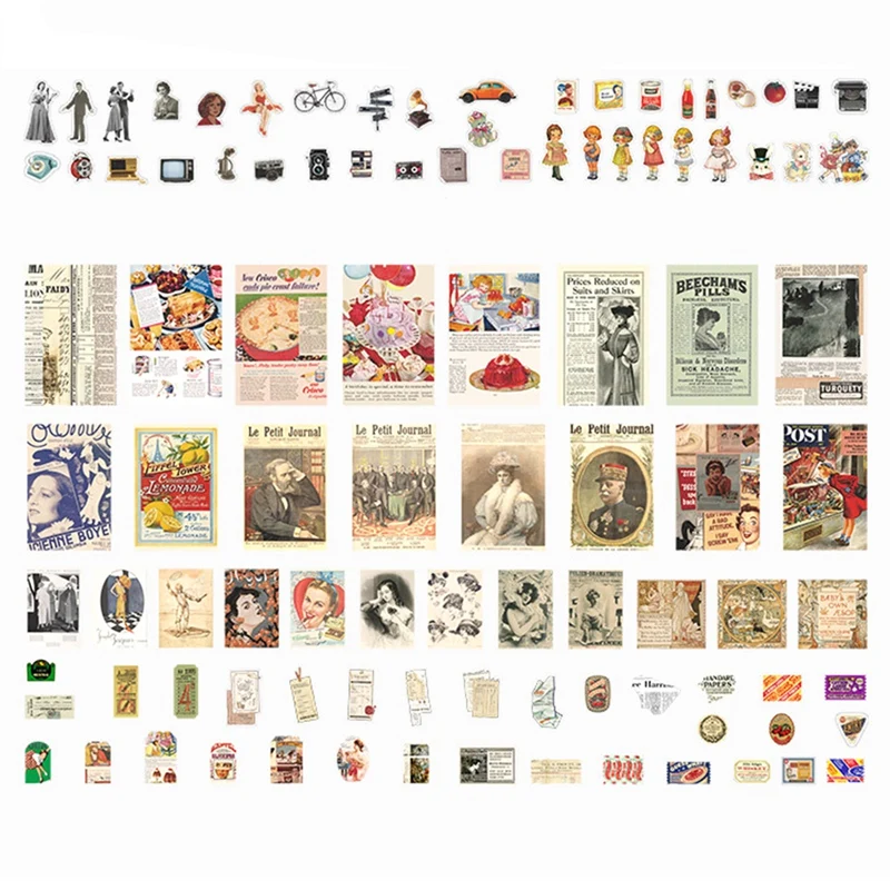 

Винтажный фотобумажный пакет (200 шт.) для художественного оформления нежелательных фотографий, Наборы для творчества «сделай сам» (старое в...